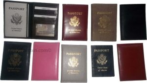 New USA Leather passport case wallet credit ATM card case ID holder Brand New - Image 10