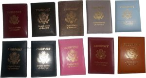 New USA Leather passport case wallet credit ATM card case ID holder Brand New - Image 3