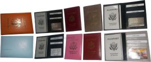 New USA Leather passport case wallet credit ATM card case ID holder Brand New - Image 4