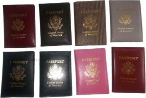 New USA Leather passport case wallet credit ATM card case ID holder Brand New - Image 6