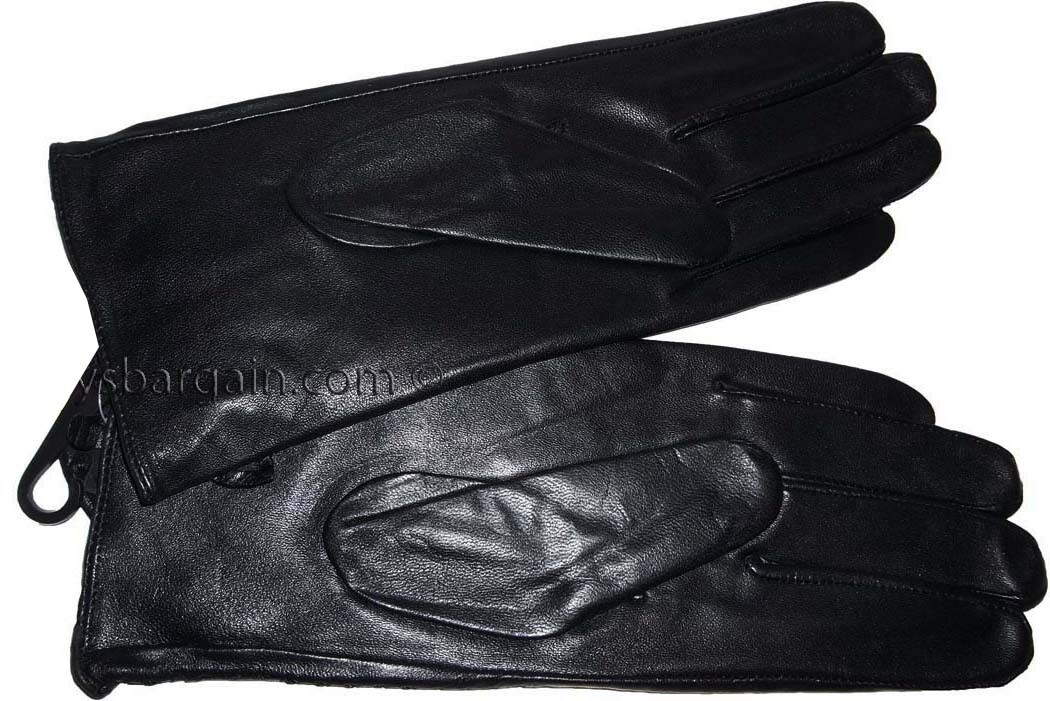 New Woman's Soft Leather Gloves Black Warm Winter Gloves BN Les Guant De Cuir** - Image 9
