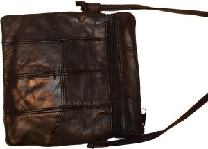 New black small handbag leather shoulder bag swing pouch passport bag Brand NWT* - Image 6