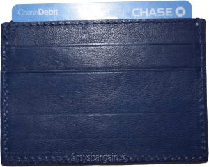 Slim Credit card case, 5 Credit card leather case, card case, Thin leather case