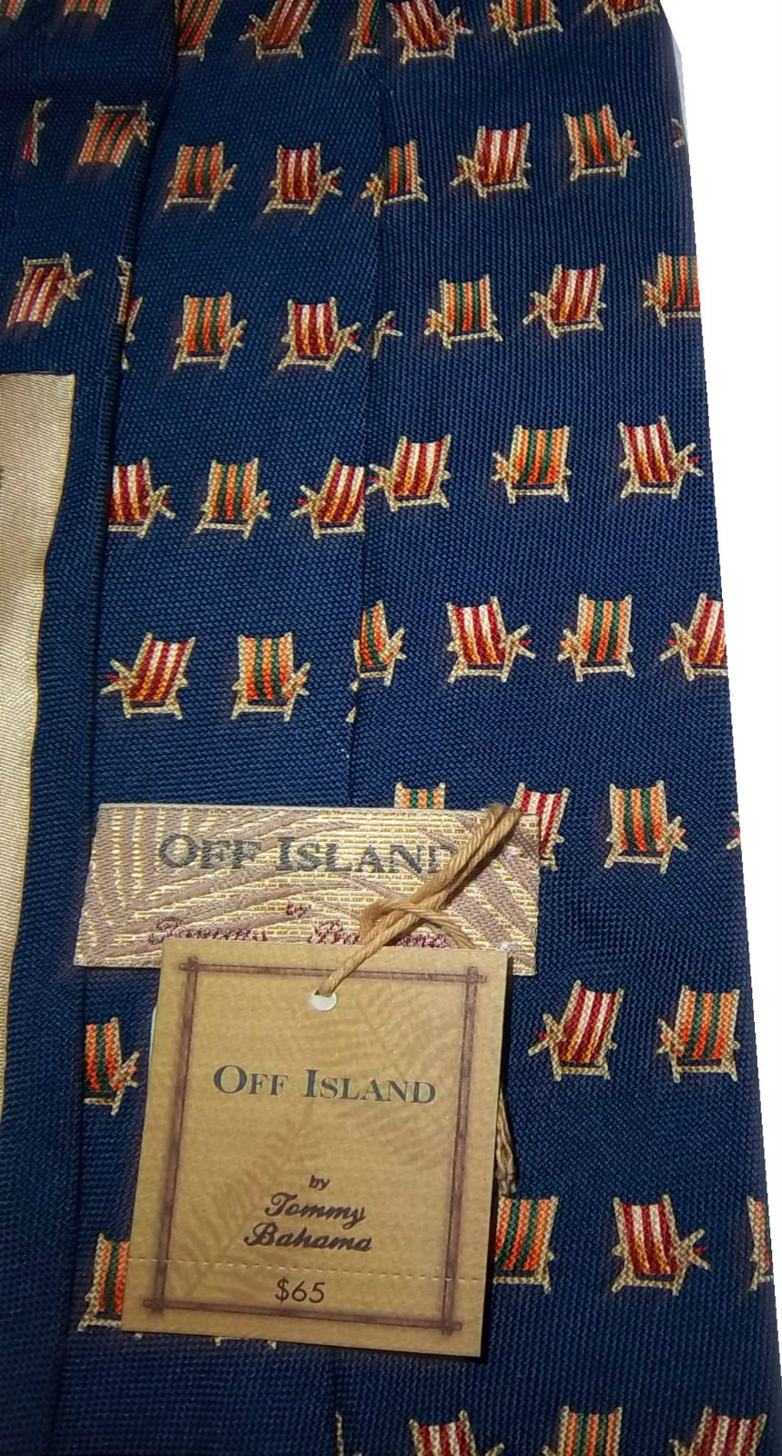 TOMMY BAHAMA man’s neck wear 100% Silk Designer tie Made in USA BNWT. - Image 9