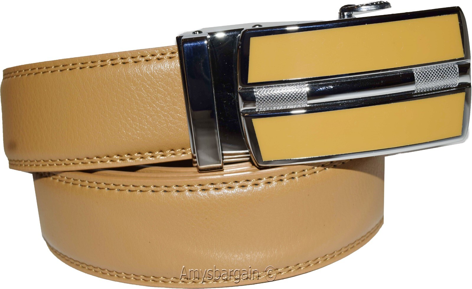 Men's Belt Auto-lock Type dress belt easy adjust men's belt track belt up 43" - Image 16