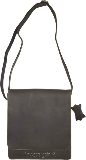 Men's bag, Leather men's Shoulder bag Gentlemen's leather bag Nubuck Leather bag - Image 12