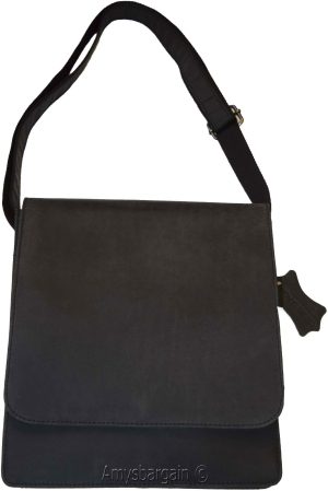 Men's bag, Leather men's Shoulder bag Gentlemen's leather bag Nubuck Leather bag - Image 13