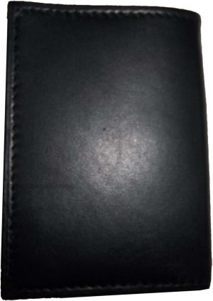 business case leather credit card case 2 clear photo ID slots a zip pocket - Image 6
