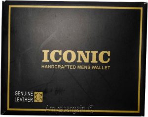 crocodile skin printed men's leather wallet bifold credit cards ID new in in box - Image 15