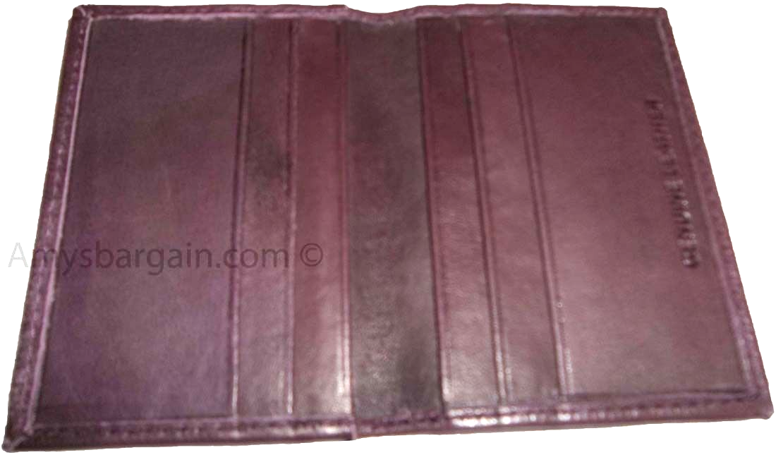 lot of 3 new leather business card case credit card wallet id leather card case. - Image 9