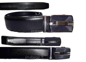 men’s belt casual genuine leather automatic buckle men's belts waist strap belt - Image 3