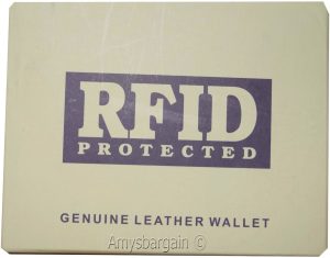 men's wallet rfid genuine leather bifold 2 billfold 9 card wallet brn new in box - Image 6