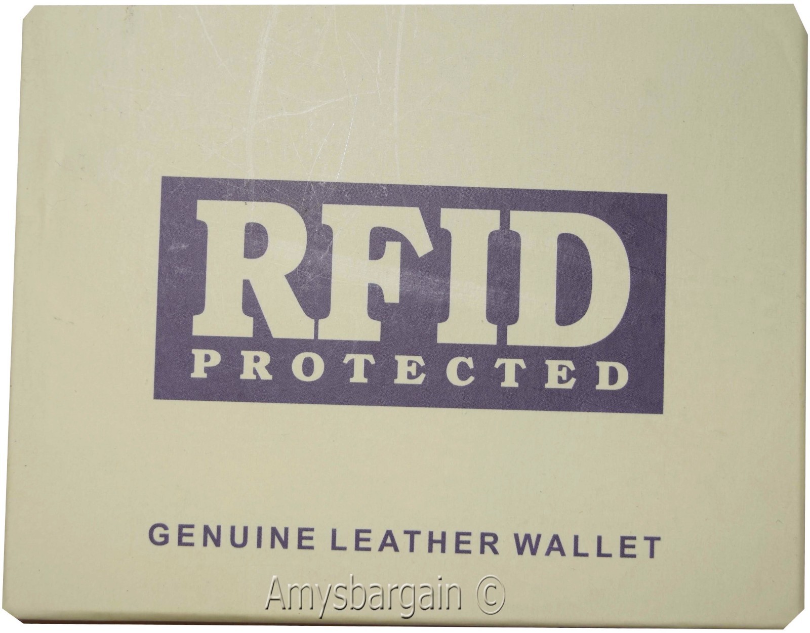 men's wallet rfid genuine leather bifold 2 billfold 9 card wallet brn new in box - Image 6
