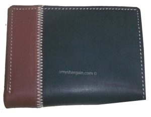 mini leather wallet 6 card holder men's and women's wallet 2 mini billfolds. - Image 6
