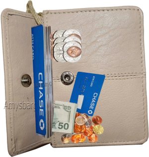new business card case card holder w/ neck string fifty business ids card br new - Image 3