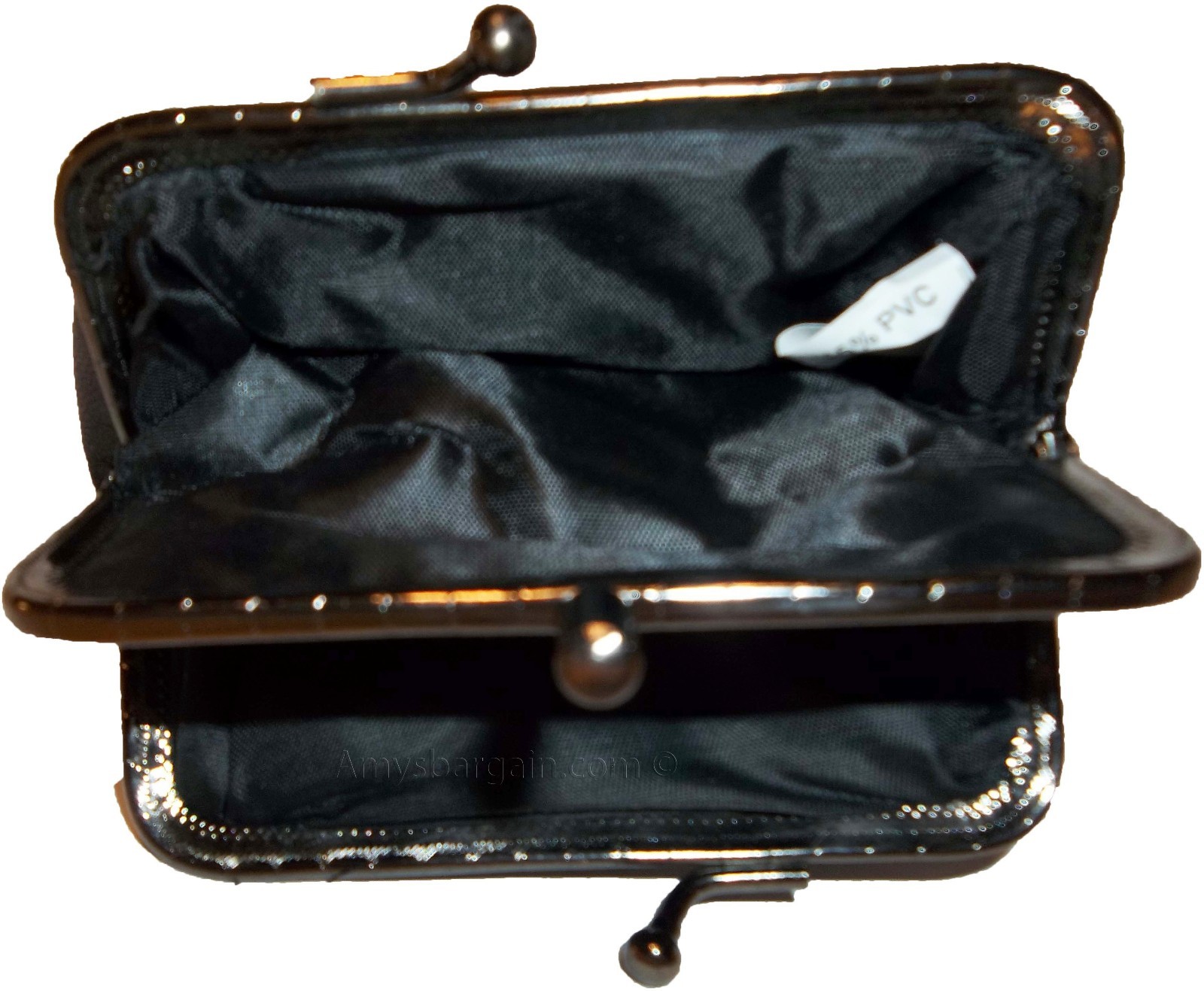 new ladies 2 sided 2 pockets leather change purse coin purse zip coin purse - Image 3