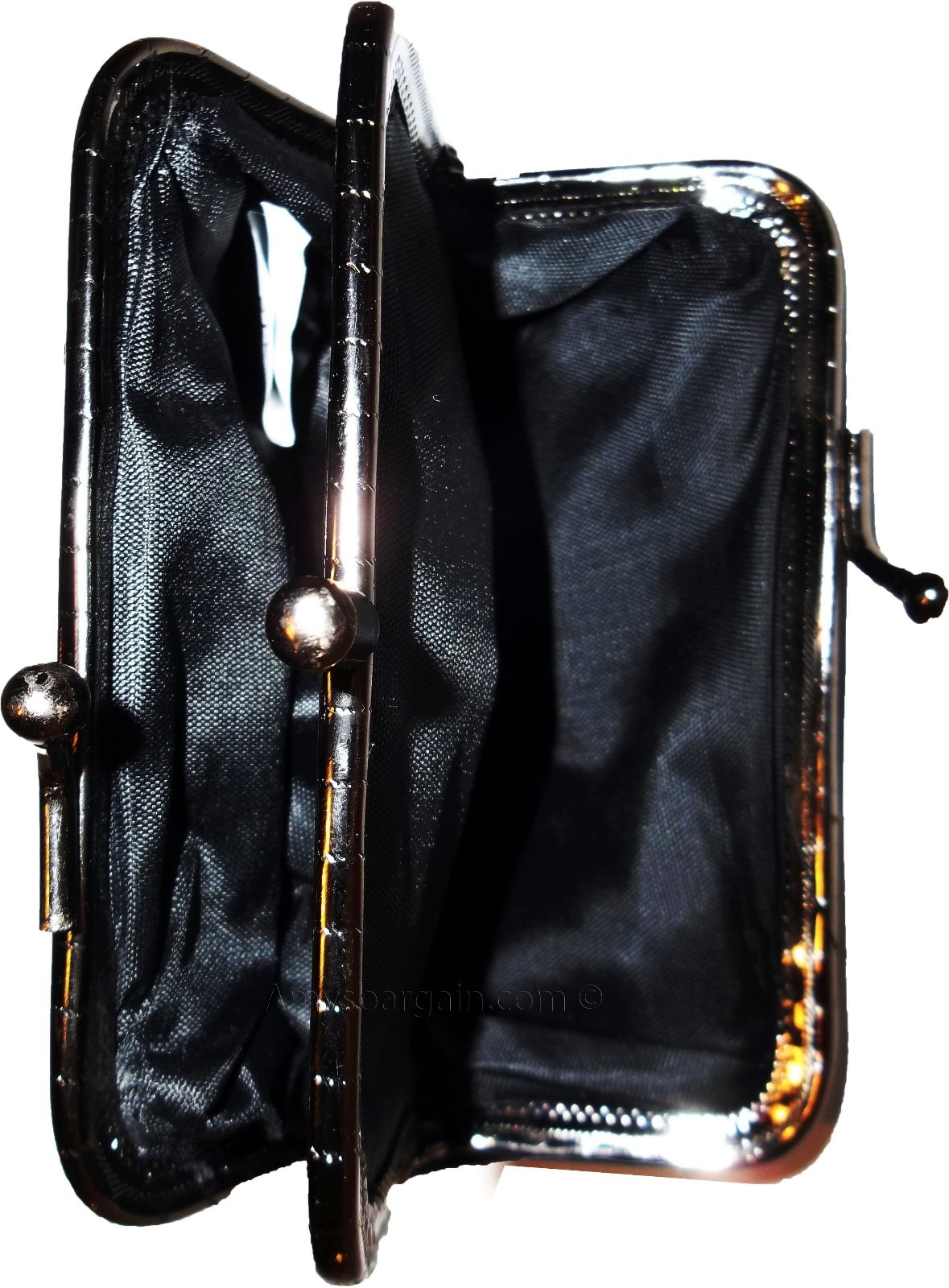 new ladies 2 sided 2 pockets leather change purse coin purse zip coin purse - Image 5