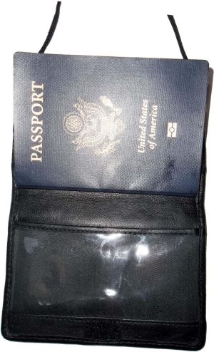new leather passport case passport wallet credit atm card case id holder - Image 4