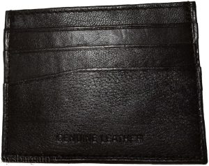 small flat 7 card genuine leather organizer credit card id card new card case - Image 3