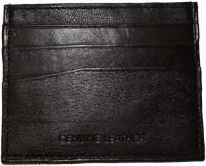 small flat 7 card genuine leather organizer credit card id card new card case - Image 9