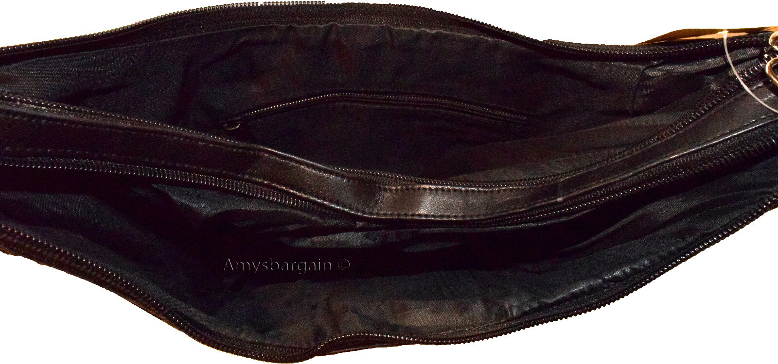 woman's leather handbag black shoulder handbag day bag Pocketbook Purse new bag - Image 3