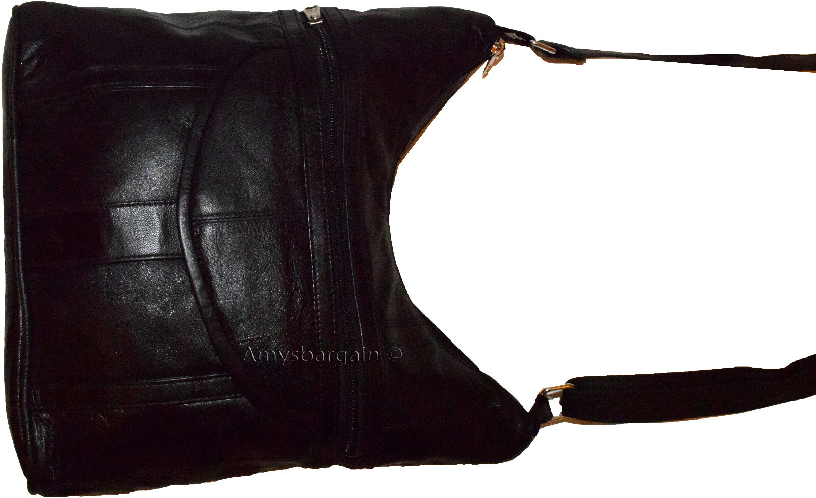 woman's leather handbag black shoulder handbag day bag Pocketbook Purse new bag - Image 6