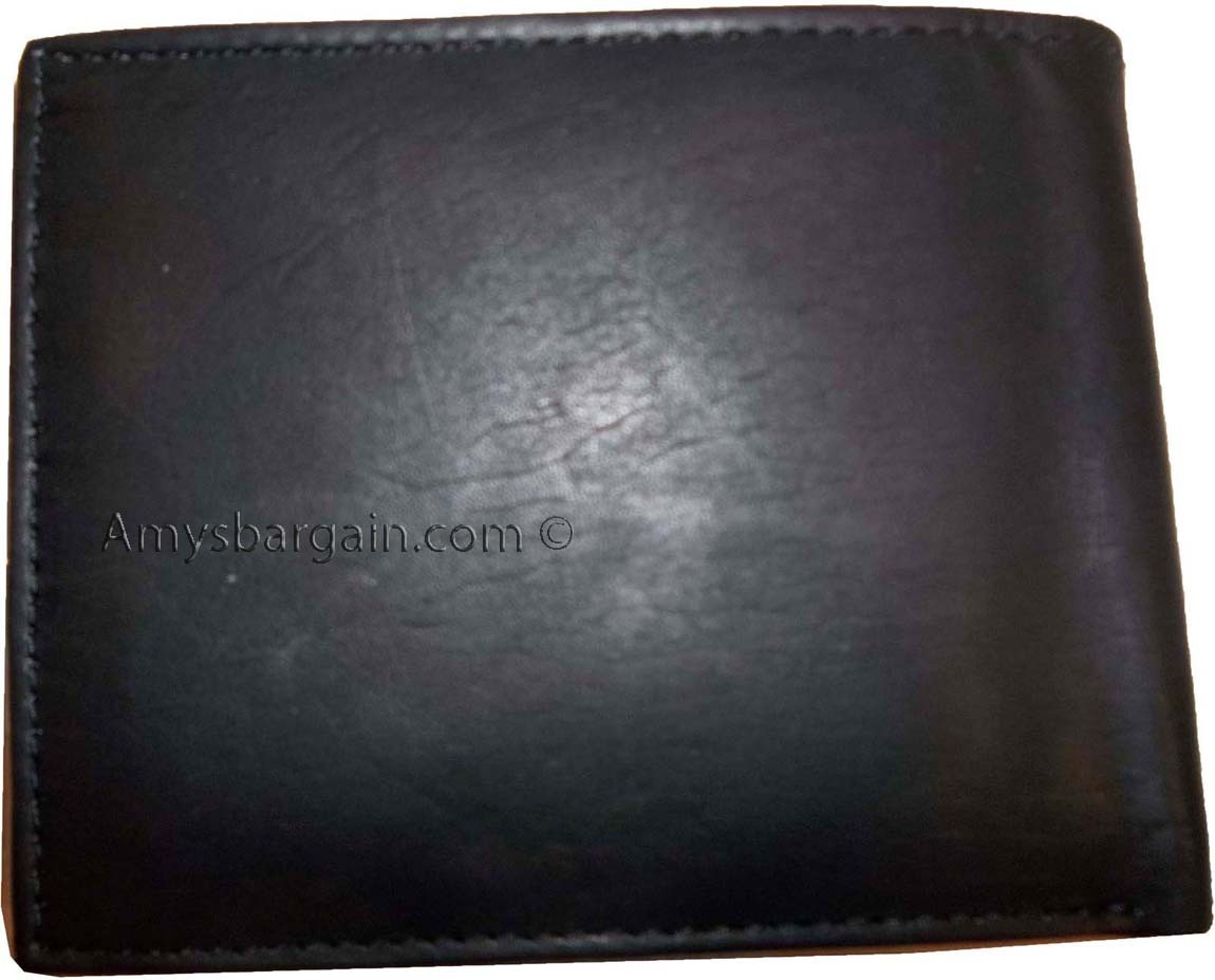 3 New Men's bi-fold Leather Wallet 7 credit card ID Change purse 2 bill slot BN - Image 13