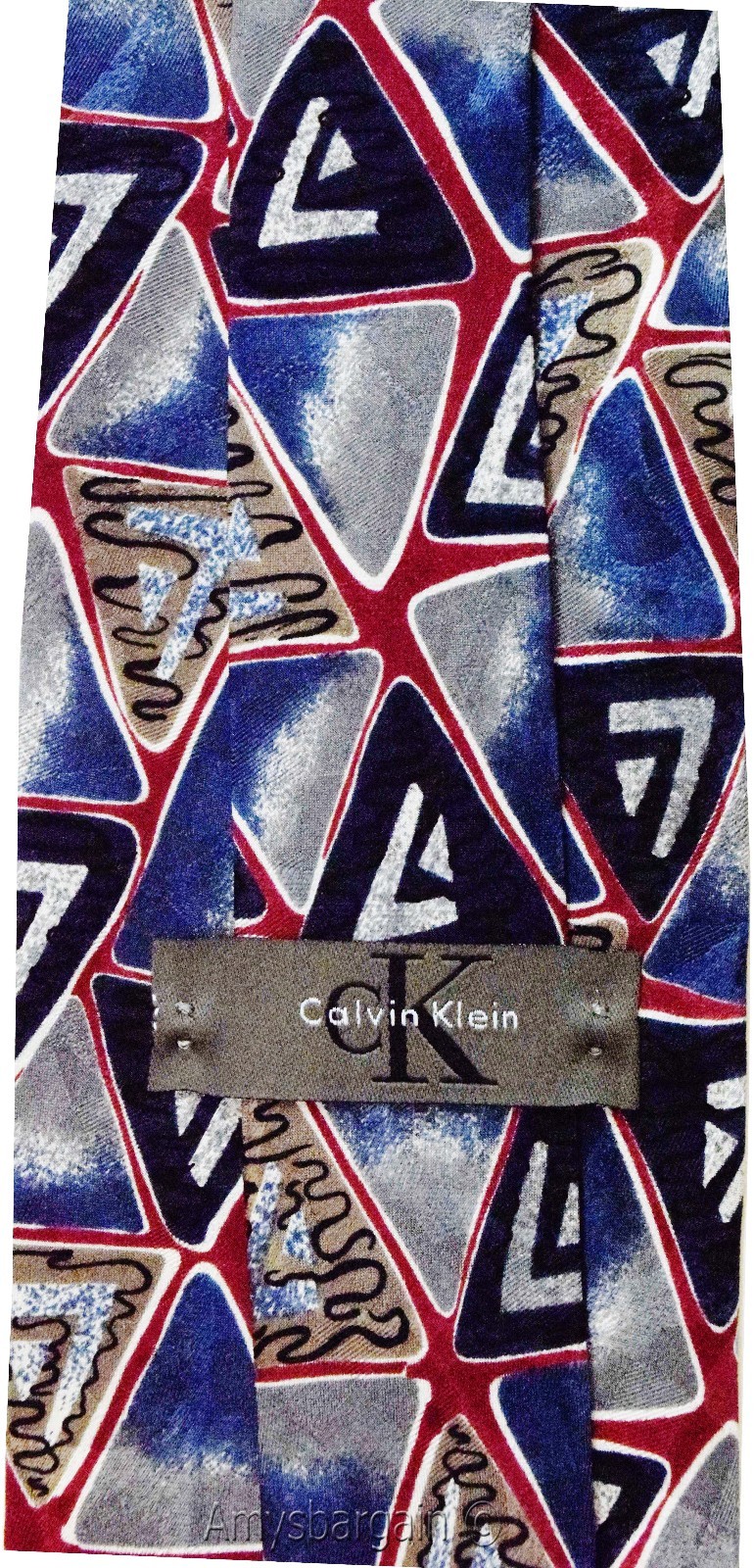 Calvin Klein Neck Tie, 100% Silk tie, Neck wear Made in USA, New tie #48 - Image 10
