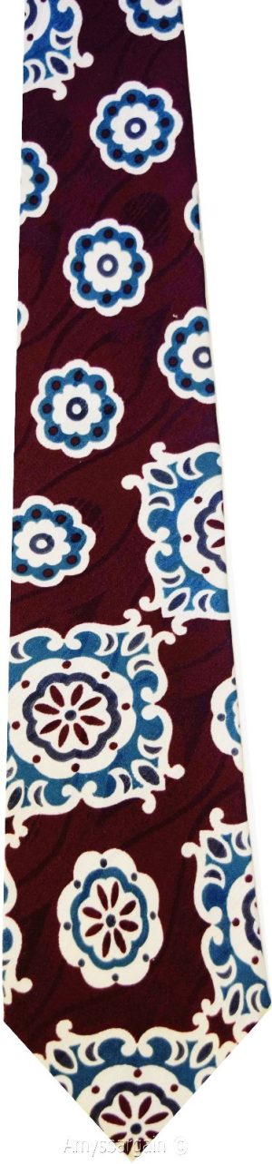 Guess necktie 100% silk tie neck wear made in USA new designer tie. - Image 3