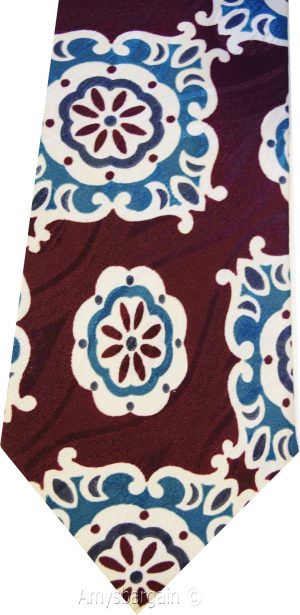Guess necktie 100% silk tie neck wear made in USA new designer tie. - Image 4