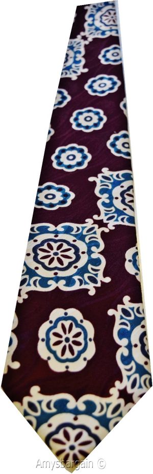 Guess necktie 100% silk tie neck wear made in USA new designer tie. - Image 6