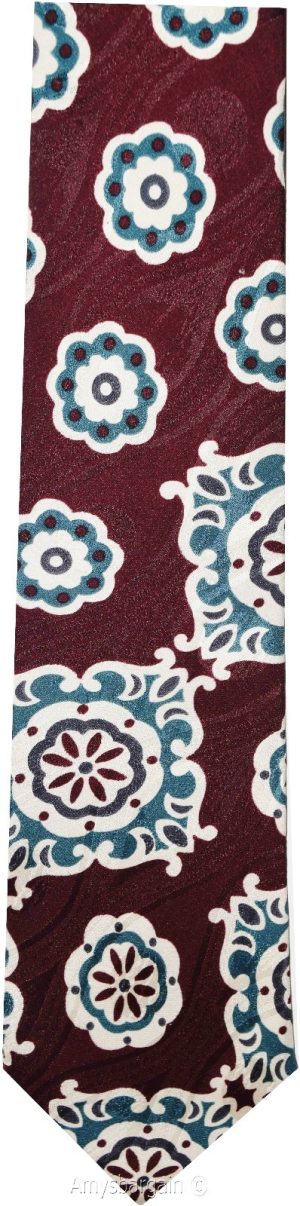 Guess necktie 100% silk tie neck wear made in USA new designer tie. - Image 8
