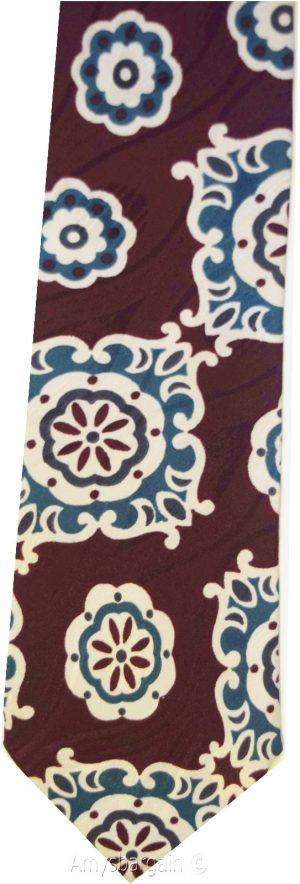 Guess necktie 100% silk tie neck wear made in USA new designer tie. - Image 9