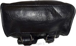 Ladies small Leather backpack, Knapsack Black daypack small Black backpack #21 - Image 11