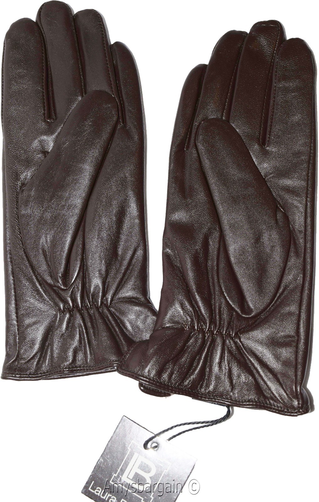 Leather Gloves, Italian Women's Winter Gloves Dress Gloves Brand New in Box. - Image 11