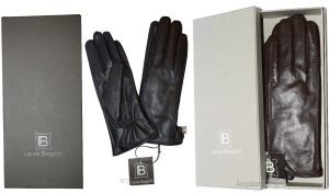 Leather Gloves, Italian Women's Winter Gloves Dress Gloves Brand New in Box. - Image 4
