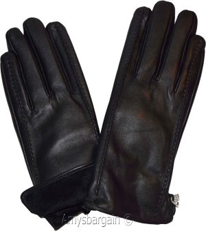 Leather Gloves, Italian Women's Winter Gloves Dress Gloves Brand New in Box. - Image 9