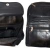 Leather backpack knapsack rucksack genuine leather bag book bag day bag
