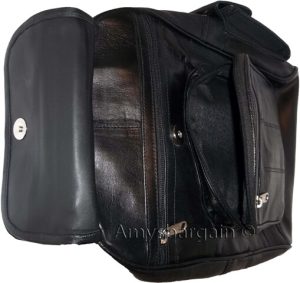 Leather backpack knapsack rucksack genuine leather bag book bag day bag - Image 4