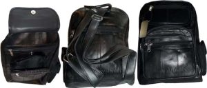 Leather backpack knapsack rucksack genuine leather bag book bag day bag - Image 6