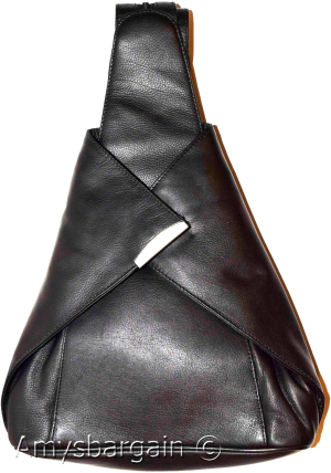 Leather backpack, medium daypack Genuine leather knapsack backpack brand new - Image 12
