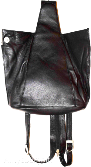 Leather backpack, medium daypack Genuine leather knapsack backpack brand new - Image 13