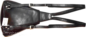Leather backpack, medium daypack Genuine leather knapsack backpack brand new - Image 5