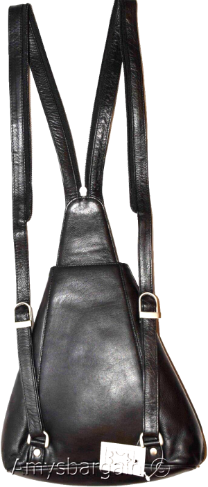 Leather backpack, medium daypack Genuine leather knapsack backpack brand new - Image 8