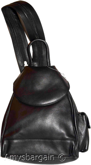Leather backpack medium daypack Genuine leather knapsack backpack new - Image 5