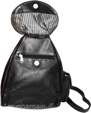 Leather backpack medium daypack Genuine leather knapsack backpack new - Image 10