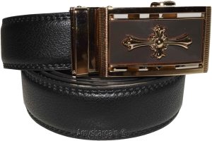 Leather belt. Men's Automatic lock belt, Men’s Dress & Casual belt. Strap Band - Image 13