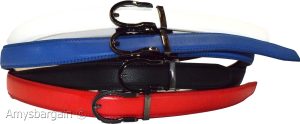Leather dress belt track line belt Automatic Lock new transparent buckle up-43" - Image 22