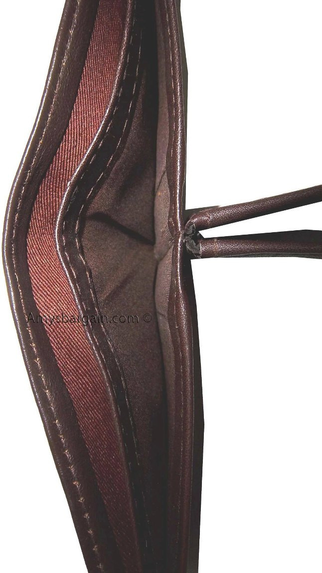 Leather man's Wallet. 9 Card Holder 3 ID windows Billfold Wallet brand new. - Image 11