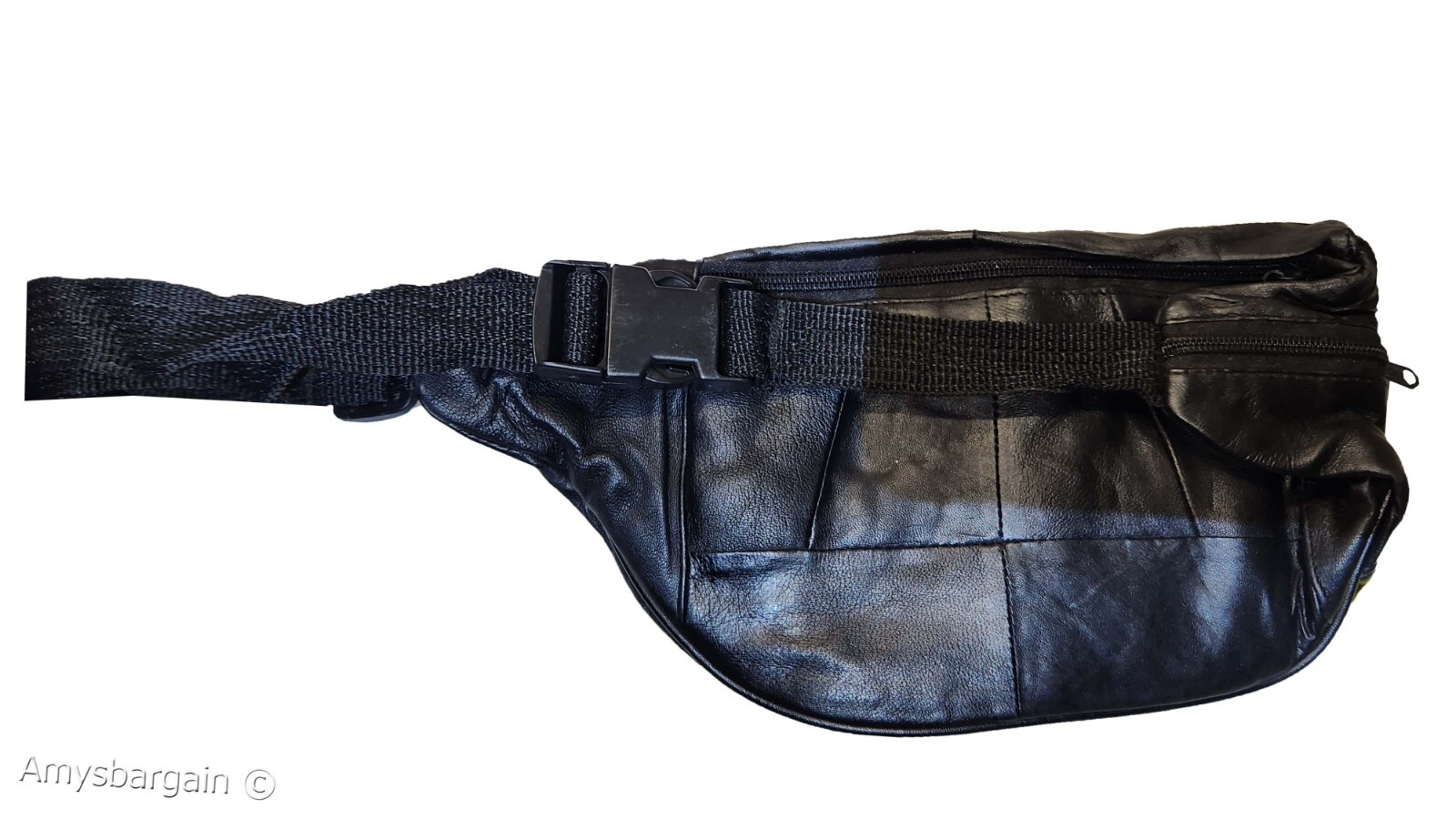 Leather waist pouch waist bag genuine leather bag real leahter fanny pack new - Image 4